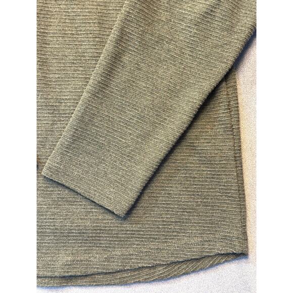 Hedge Men's Pullover Textured Sweatshirt Hoodie  Grey Sweater Casual Size Small - Picture 3 of 8